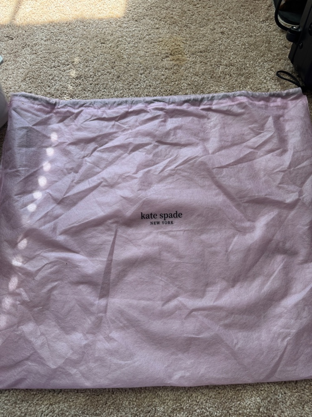 Kate Spade Light Blue Leather Tote with Gold Logo - Picture 14 of 14